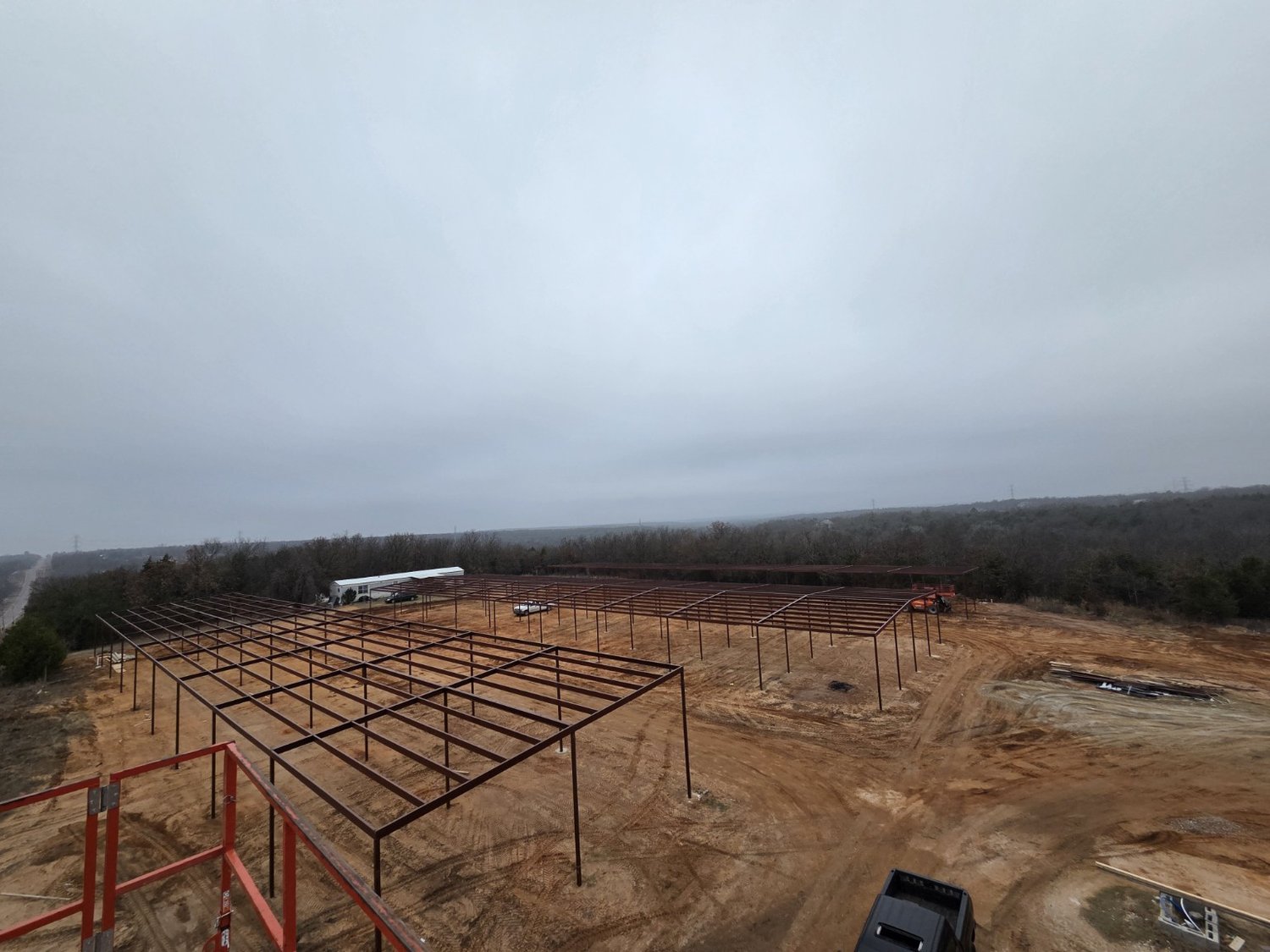 Commercial steel framing