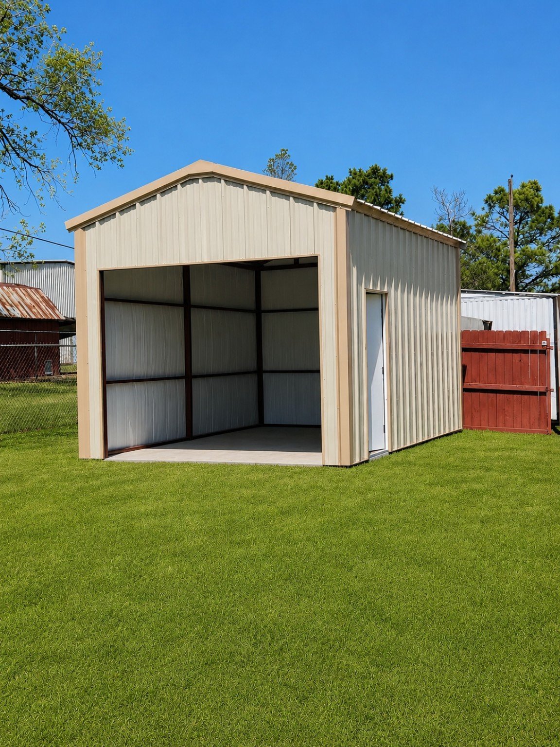 Compact steel shop